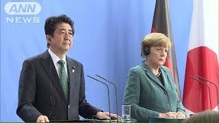 ウクライナ問題「日独連携」確認　安倍総理は英国へ(14/05/01)