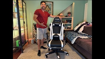 GT Racing Gaming Chair Unboxing, assembly and first use!