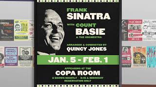 Frank Sinatra - Count Basie jazz poster - Sinatra at the Sands - 1966 - jazz masterpiece
