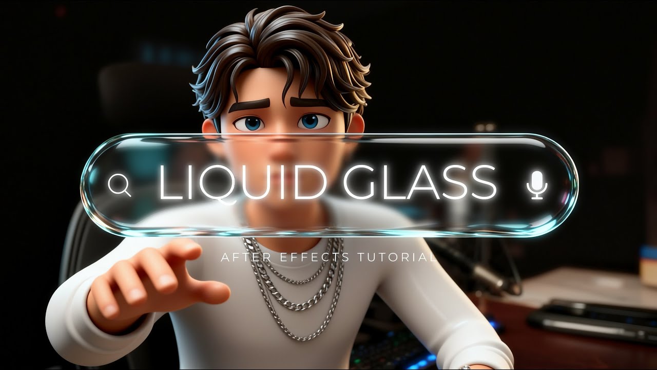 Apple Liquid Glass Effect Tutorial in After Effects | Easy Guide - YouTube