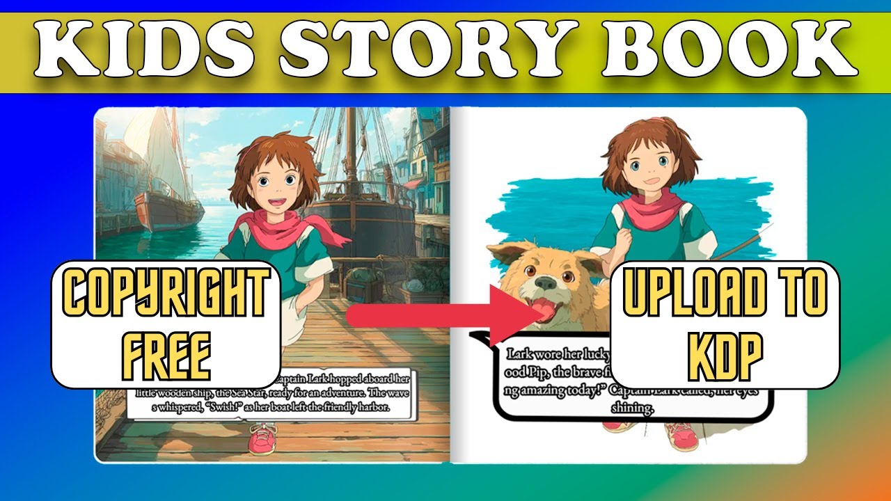 Create & Sell AI Story Books on Amazon KDP | Copyright-Free Method to ...