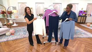 Susan Graver Liquid Knit Long-Sleeve Top with Novelty Cuff on QVC