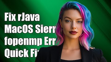 Fixing rJava on MacOS Sierra: Unsupported Option fopenmp Error Solution