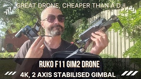 Ruko F11 GM2 Drone,  4K camera, video. Unboxing, first look at a great drone, cheaper than a DJI.