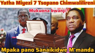 Maliro a Edgar Lungu president wakale Waku Zambia Mpaka pano Sanalowe M'manda?.......