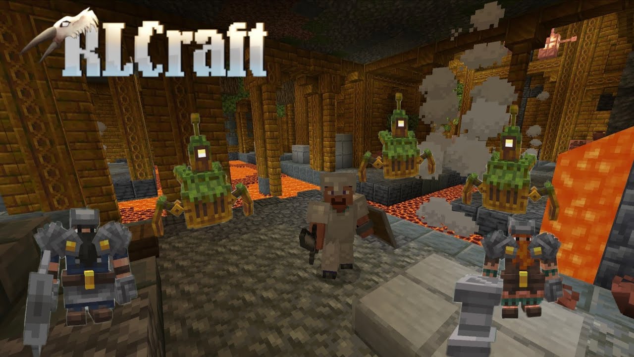 Minecraft Rlcraft Madenci Robotlar Saldırdı Boss Hazırlığı Başlasın 🤩 ...