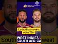 South Africa vs west indies T20I world cup match live | West indies vs South Africa T20 World Cup