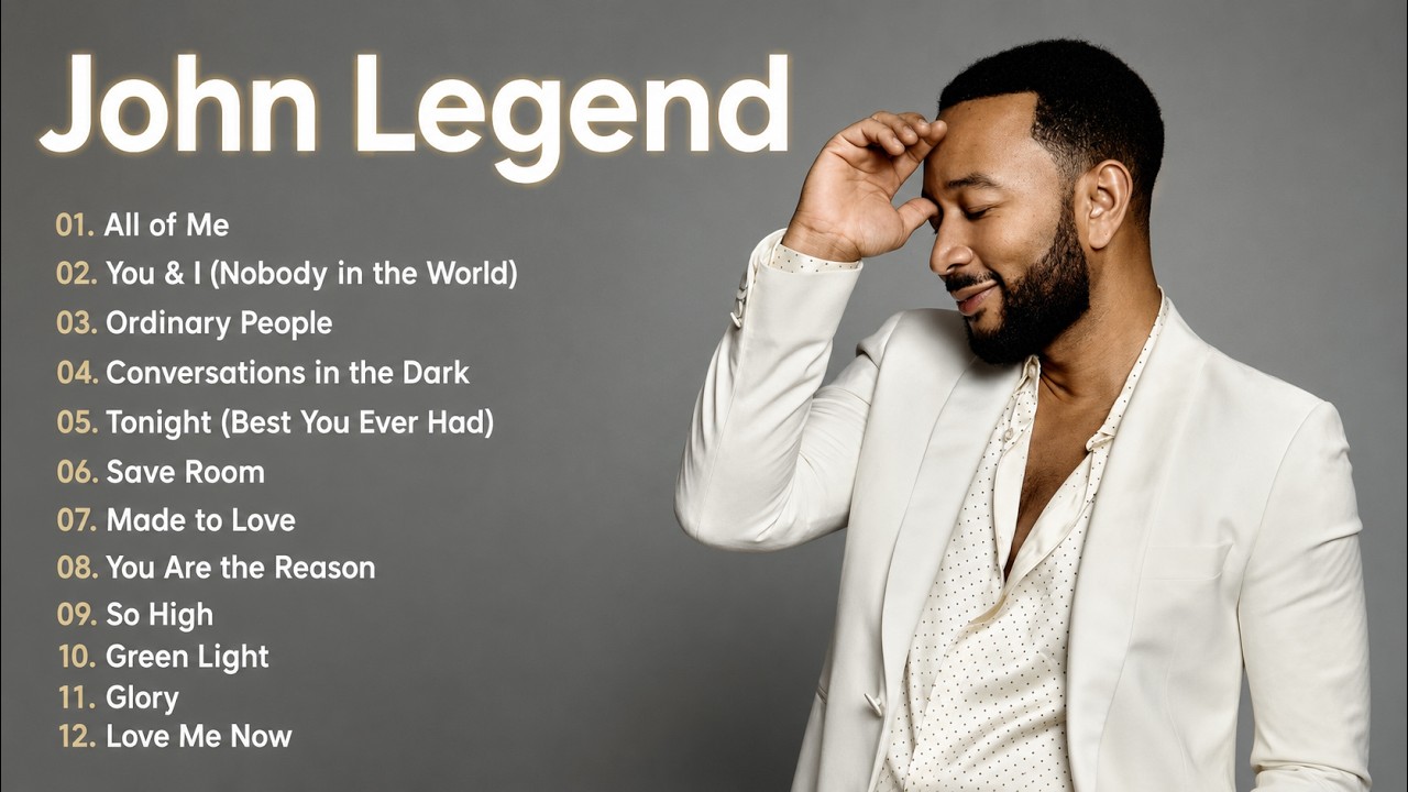 John Legend Greatest Hits Full Album - Best English Songs Playlist
