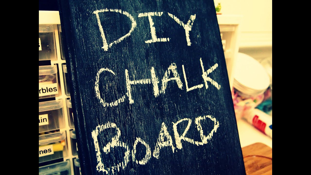 diy chalkboard chalk youtube