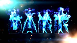 Text on Blue Fire (After effects Template)