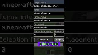 The Jigsaw Block #minecraft #shorts #gaming