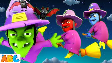 🎃🎤 Three Little Scary Witches 🧙‍♀️ | More Spooky Halloween Songs for Kids | All Babies Channel