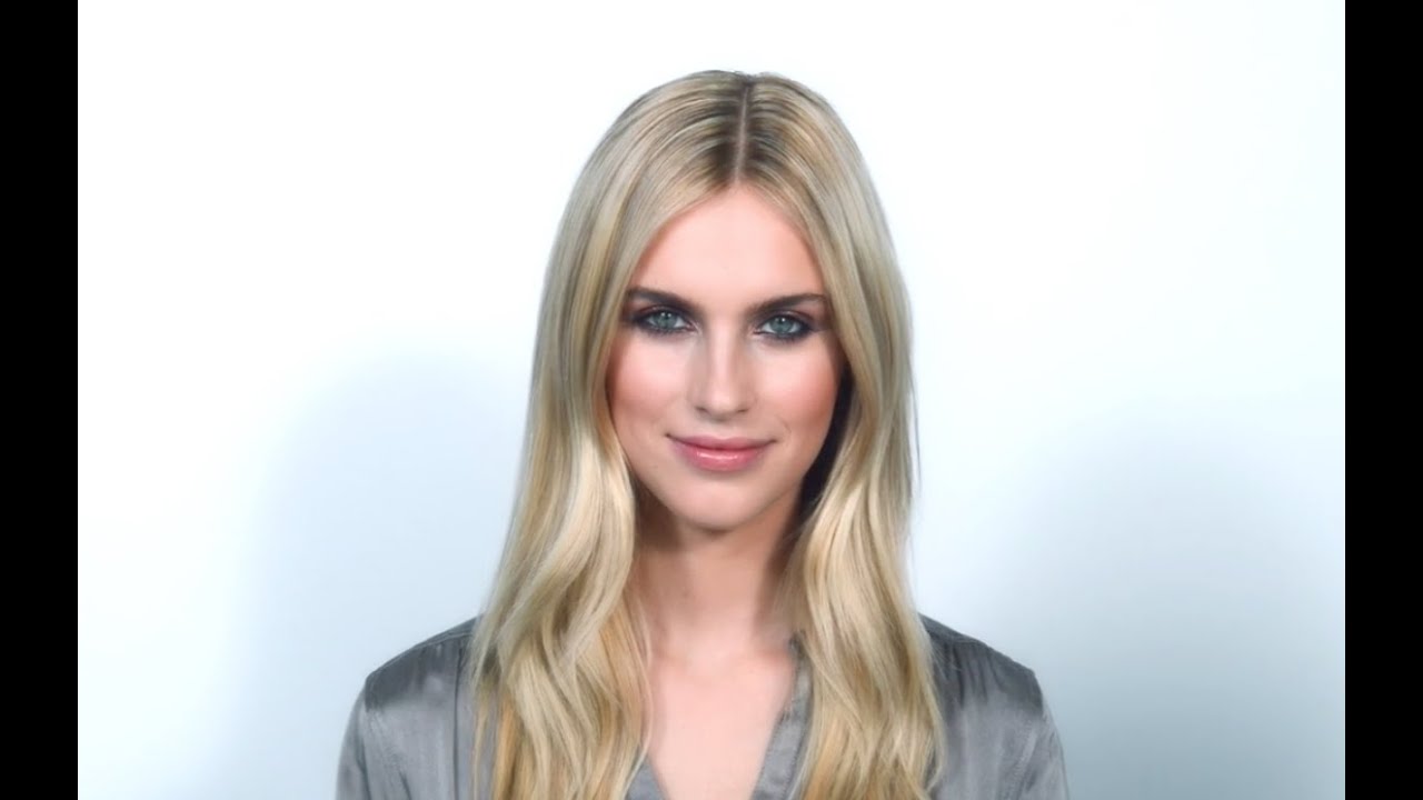 Kopparfärgad ögonmakeup