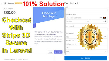 Checkout With Stripe 3D Secure Payment Gateway Integration In Laravel 8 With example