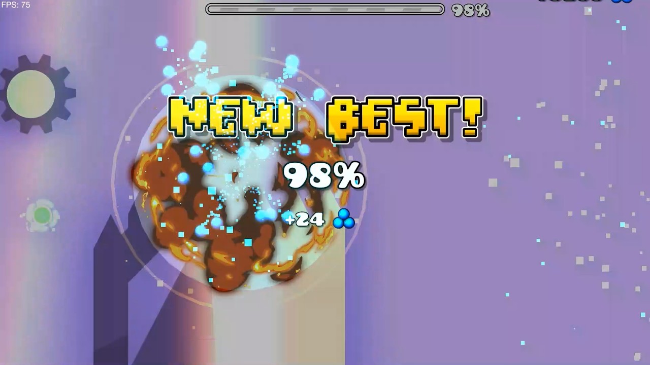 I got 98% on Acu... (GEOMETRY DASH)