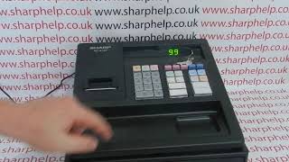 E36 0.00 Error Message Sharp XE-A137 / XEA137 / XEA 137 / XE-A147 / XEA147 Cash Registers