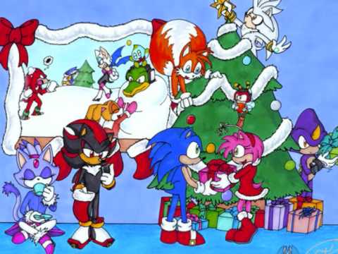 Christmas Sonic and his friends