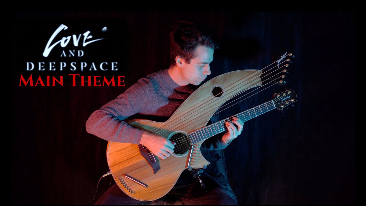 Love and Deepspace HAUNTINGLY BEAUTIFUL THEME 20 String Harp Guitar YouTube