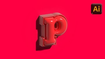 Create 3D Text Design in Adobe Illustrator | Full Tutorial for Beginners | Ai 3D Text Effect 2026
