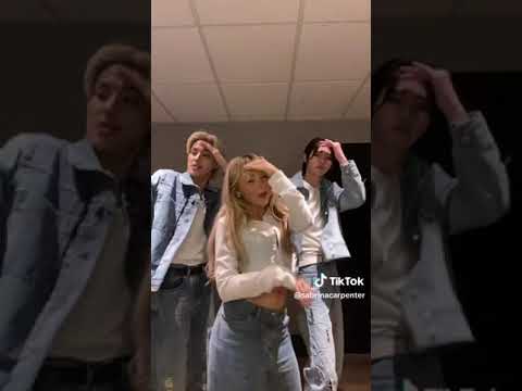 Jakehoon with Sabrina carpenter 
