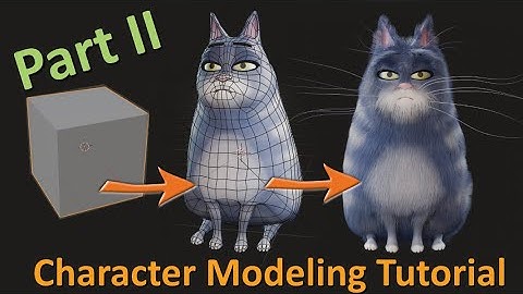 Stylized Character Boxmodeling Tutorial - Part 2: Modeling the Cat #modelingtutorial