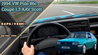 1994 Polo 86C 1.3 Aav Retro Pov Drive Autobahn, 4K