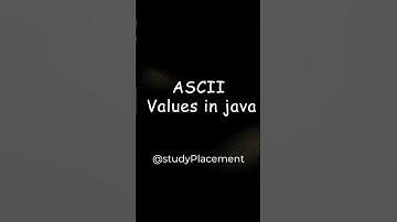 Accessing ASCII Values #coding #shortvideo #shorts #javatutorial