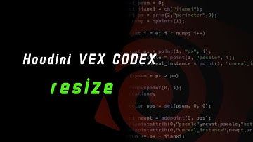 Houdini VEX CODEX resize