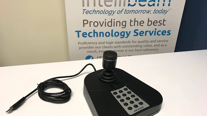 Hikvision DS-1005KI 3-Axis Joystick USB Keyboard unboxing by Intellibeam.com