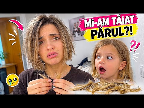 I CUT MY HAIR TOO SHORT?! 😭 MY DAUGHTER'S REACTION!