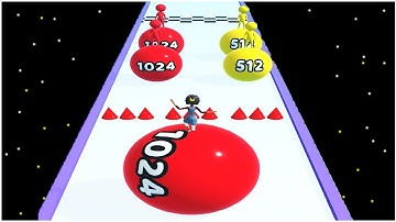 Dennis & Gnasher 2048 BallRun - merge 2048 ball run - Gameplay Walkthrough - Max Levels (181-200)