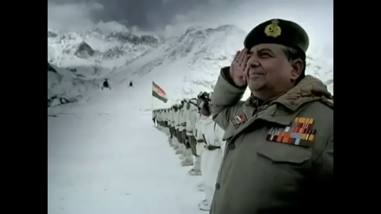 National Anthem Of India Jana Gana Mana The Siachen Glacier Indian Army SALUTE TO THE INDIAN ARMY