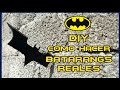 CÓMO hacer BATARANGS de BATMAN - DIY Batarangs REALES