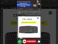 #SHORTS Curso Excel Básico, Método Abreviado: " Ctrl  + N/2 "