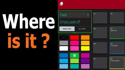 QUICK TIP: Pad Color on the New Akai MPC 2.11 Firmware Update