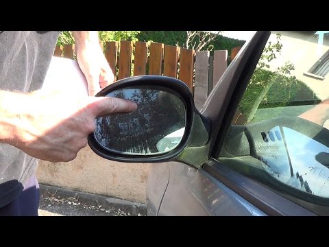 Video: ¿Puedes reemplazar solo el cristal de un espejo de coche?