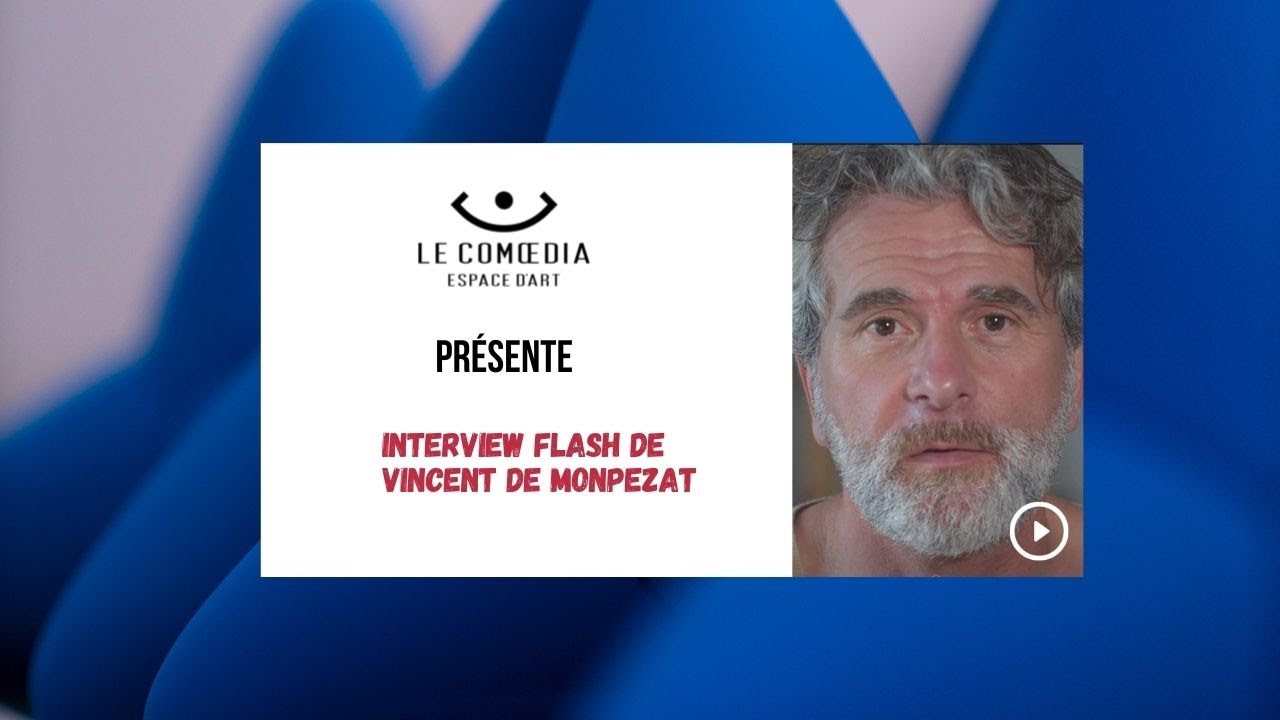 Interview flash de Vincent de Monpezat par la Galerie d'Art Le Comœdia