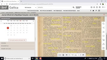 Méthode de recherche sur les décrets de naturalisation sur le site Gallica