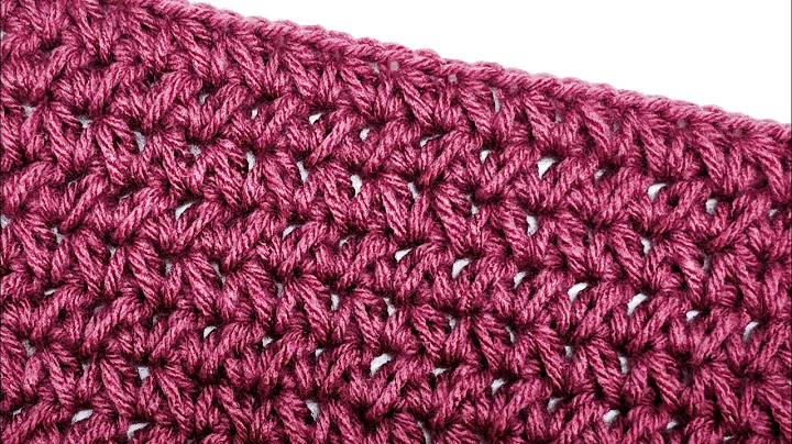How To Crochet An Easy Stitch - Great For Blankets and Scarfs 🧶