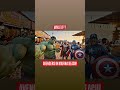 Avengers In Chennai's MARINA BEACH ⛱️!!⚡🌴🥥 #veo3 #marvel #aivideo #avengers