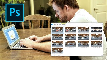 Remove Tripod Nadir From an Entire Folder of 360 Photos Using The Action & Batch Tools in Photoshop.