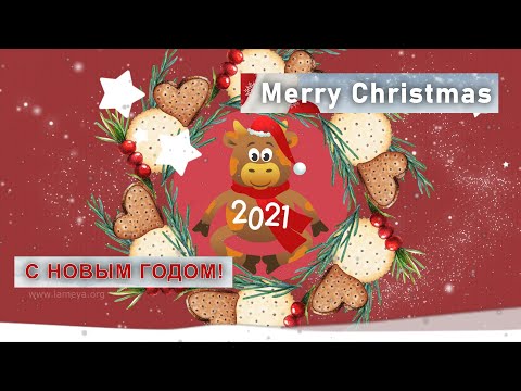 Супер поздравление с Новым Годом 2021|| Merry Christmas || LAMEYA
