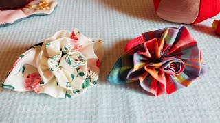 Amazing! Beautiful flower hair ties to make at home ❤ Quick and easy