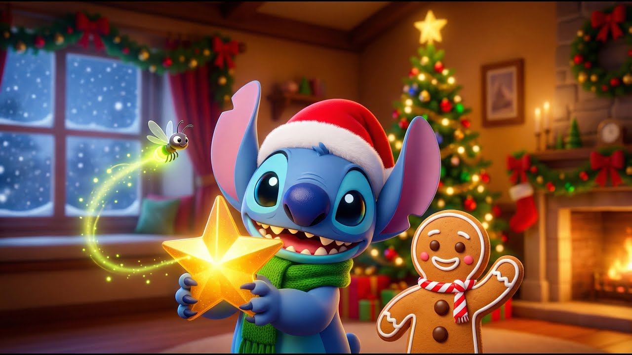 Stitch et Petit Biscuit adorent la magie de Noël 🎄 | Conte en chanson de Noël