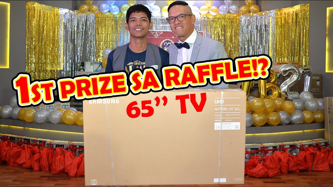 65'' TV for RAFFLE! Company Christmas Party 2022 | Filhome Builders Inc ...
