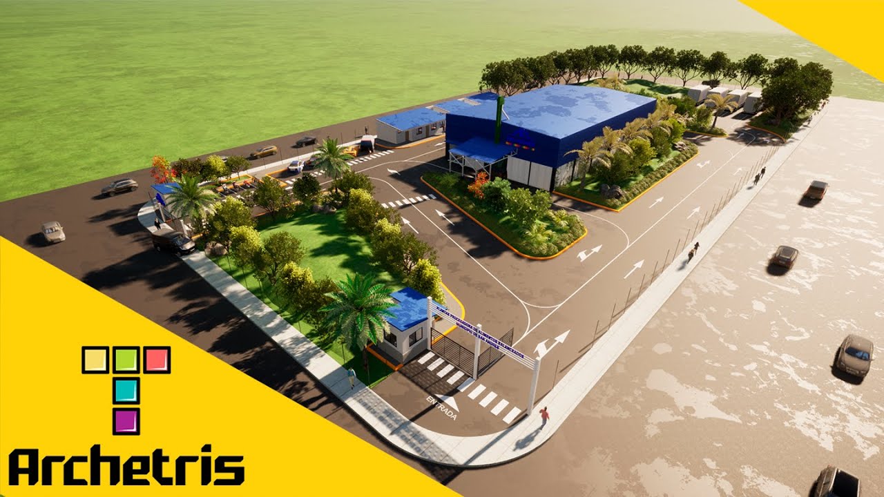 Planta procesadora de alimentos balanceados - San Andres│Propuesta 2│Modelo 3D │Twimotion