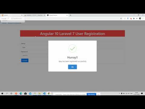 Angular 10 Laravel