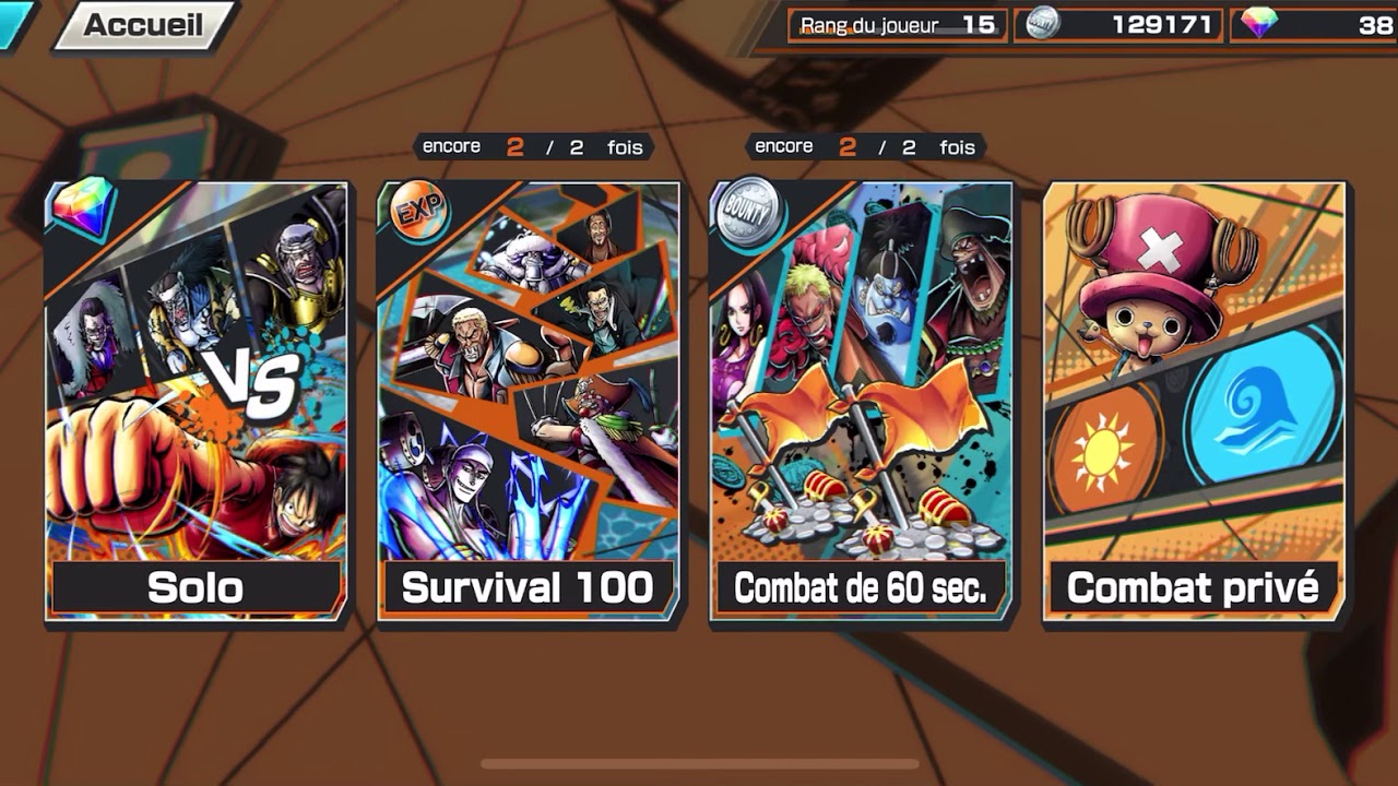 Achetez des Comptes One Piece Bounty Rush