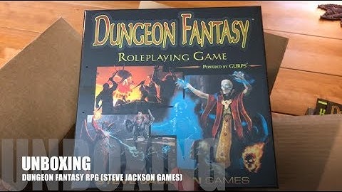 Unboxing the Dungeon Fantasy RPG