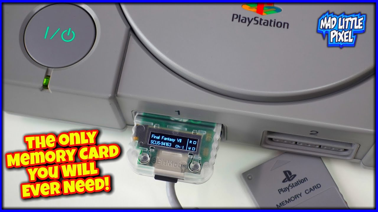 hver dag Katedral Bære The Only PlayStation Memory Card You Will Ever NEED! The MemCard Pro -  YouTube